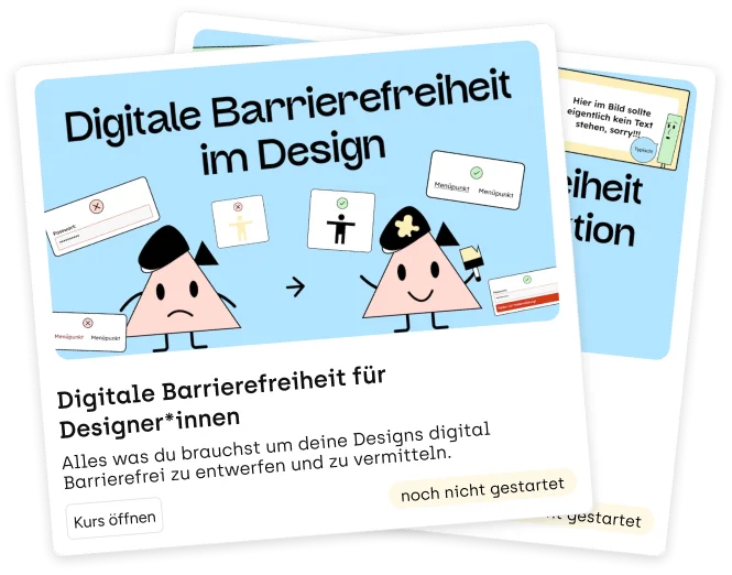 sitebrunch accessibility Screenshot E-Learning digitale Barrierefreiheit für Designerinnen